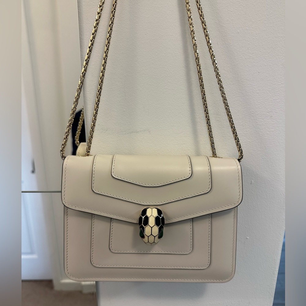 Bvlgari Serpenti White Crossbody/Shoulder bag